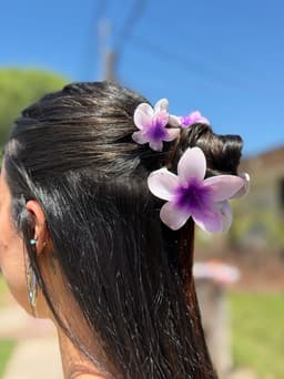 Set de 3 pinzas de flor - imagen