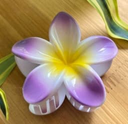 Set de 3 pinzas de flor  por MAYOR ($50 c/u paquete de 12 unidades) - imagen