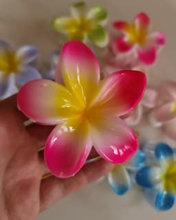 Set de 3 pinzas de flor  por MAYOR ($50 c/u paquete de 12 unidades) - imagen