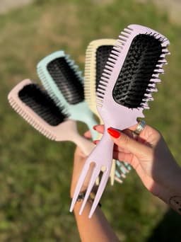 Cepillo para rulos 2 en 1 por MAYOR ($90 c/u paquete de 6 unidades) - imagen
