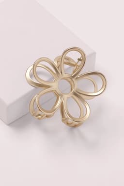 Pinza de flor metalica por MAYOR ($45 c/u paquete de 6 unidades) - imagen