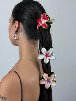 Pinza de flor hawaiana - imagen