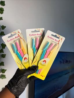 Set de 3 perfiladores para cejas por mayor ( Pack de 6 set de 3 a $30 c/u ) - imagen
