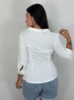 Camisa entallada Oliva - imagen