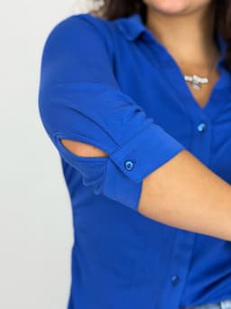 Camisa entallada Oliva - imagen