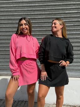 Conjunto de short y canguro Lupe - imagen