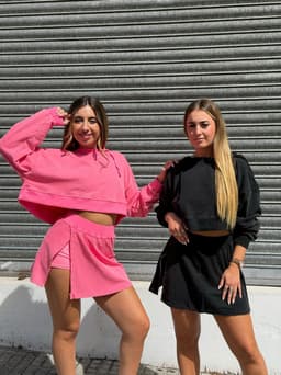 Conjunto de short y canguro Lupe - imagen