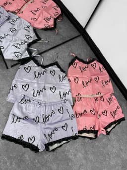 Conjunto pijama de lenceria por Mayor ( Pack de 12 unidades a $390 c/u) - imagen