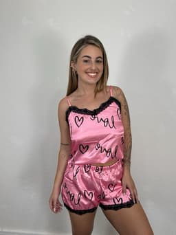 Conjunto pijama de lenceria por Mayor ( Pack de 12 unidades a $390 c/u) - imagen