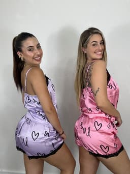Conjunto pijama de lenceria por Mayor ( Pack de 12 unidades a $390 c/u) - imagen