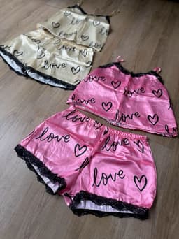 Conjunto pijama de lenceria por Mayor ( Pack de 12 unidades a $390 c/u) - imagen