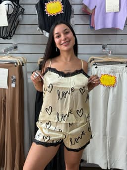 Conjunto pijama de lenceria por Mayor ( Pack de 12 unidades a $390 c/u) - imagen