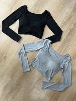 Remera manga larga con Push up - imagen