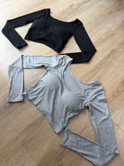 Remera manga larga con Push up - imagen