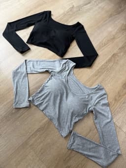 Remera manga larga con Push up - imagen