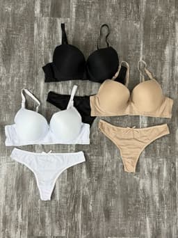 Conjunto de ropa interior por mayor ($170 c/u paquete de 12 unidades) - imagen