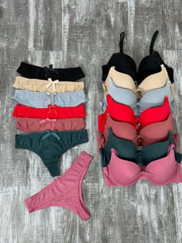 Conjunto de ropa interior por mayor ($190 c/u paquete de 12 unidades) - imagen