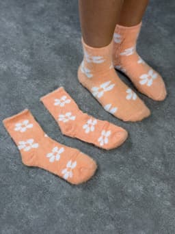 Medias con peluche ( pack de 6)