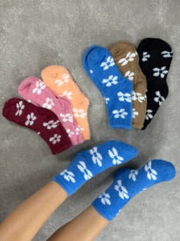 Medias con peluche ( pack de 6) - imagen