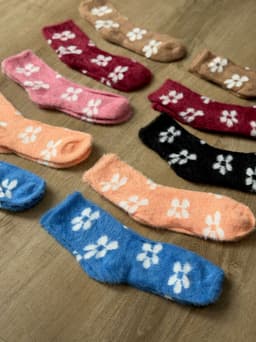 Medias con peluche ( pack de 6) - imagen