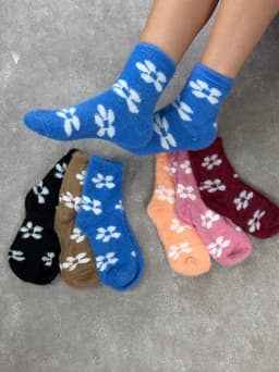 Medias con peluche ( pack de 12)