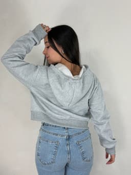 Campera con cierre y Capucha Bianca - imagen
