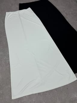 Pollera Larga Recta Elastizada Delia - imagen