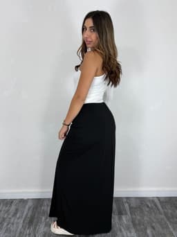 Pollera Larga Recta Elastizada Delia - imagen