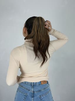 Polera morley de hilo - imagen