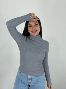 Polera morley de hilo - imagen