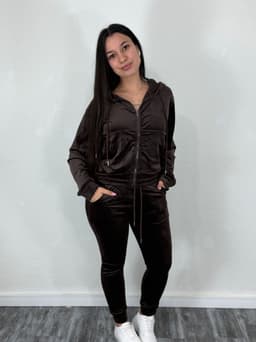 Conjunto con Campera y gorro Plush Celine - imagen