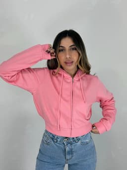 Campera con Capucha y Cierre Kaia - imagen