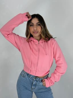 Campera con Capucha y Cierre Kaia - imagen