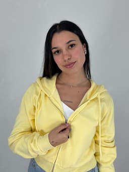 Campera con Capucha y Cierre Kaia - imagen