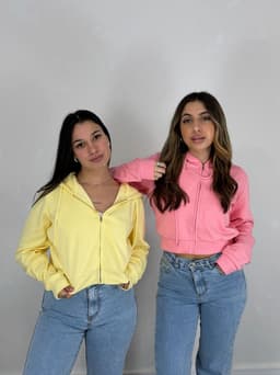 Campera con Capucha y Cierre Kaia - imagen
