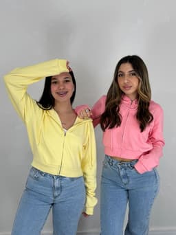 Campera con Capucha y Cierre Kaia - imagen