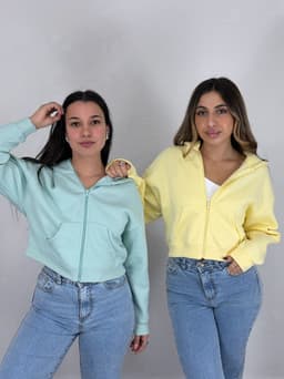 Campera Cierre y Capucha Karla - imagen