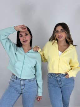 Campera Cierre y Capucha Karla - imagen