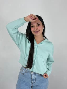 Campera Cierre y Capucha Karla - imagen