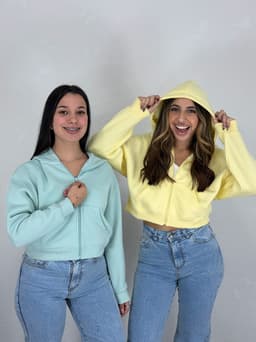 Campera Cierre y Capucha Karla - imagen