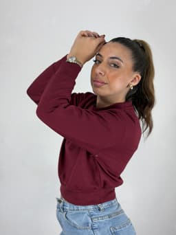 Buzo Cuello Redondo Lila - imagen