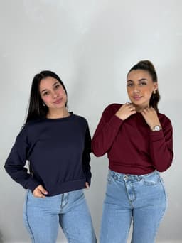 Buzo Cuello Redondo Lila - imagen