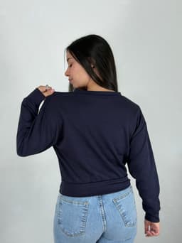 Buzo Cuello Redondo Lila - imagen