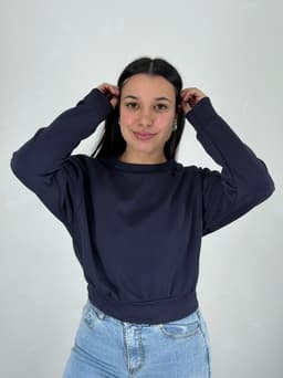 Buzo Cuello Redondo Lila - imagen