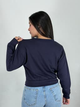 Buzo Cuello Redondo Lila - imagen
