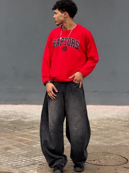 Buzo estampado unisex - imagen