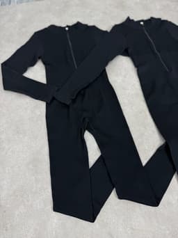 Catsuit Acanalado con Cierre Frontal Nora - imagen