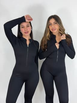 Catsuit Acanalado con Cierre Frontal Nora - imagen