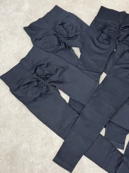 Calza con push up negra - imagen
