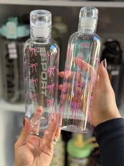 Botella plastica con coquette 500ml - imagen